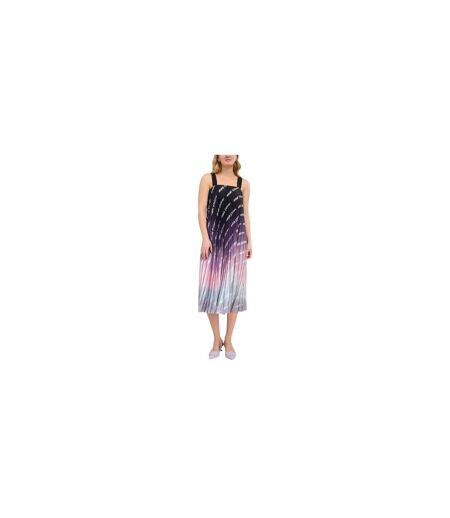 Womens/ladies Ombre Plisse Mini Dress Multicoloured Armani Exchange