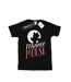 Disney Femmes/Ladies Minnie Mouse Moon Silhouette Coton Boyfriend T-Shirt (Noir) - UTBI36275-1