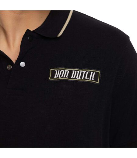 Polo homme maille piquée avec patchs et print dos MC29 Vondutch