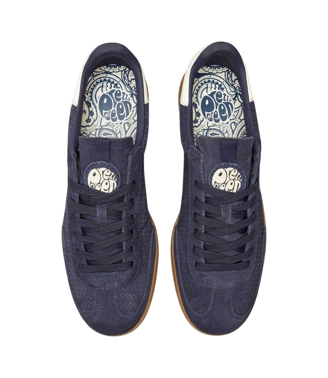 Baskets Ramblas Homme Bleu Marine Pretty Green-2