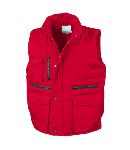 WORK-GUARD by Result Mens Lance Body Warmer (Red) - UTPC7381
