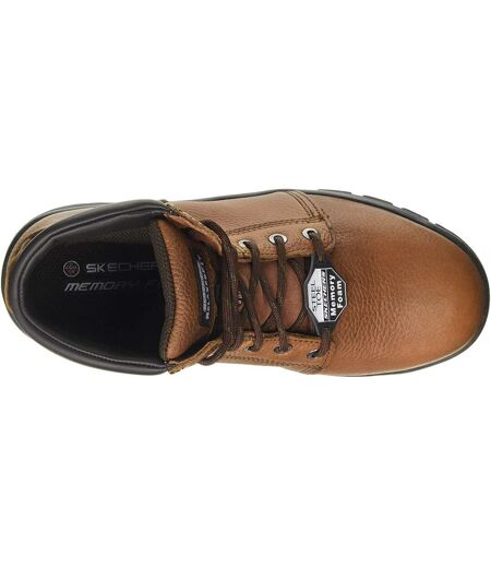 Skechers Mens Workshire Safety Boots (Brown) - UTFS5559