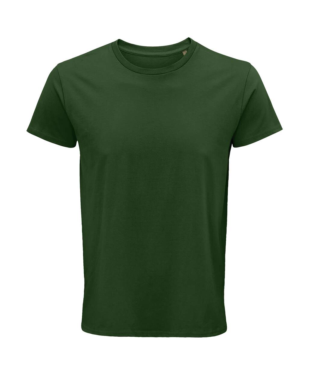 Mens crusader organic t-shirt bottle green SOLS