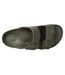 Claquettes shore femme vert kaki Animal-2