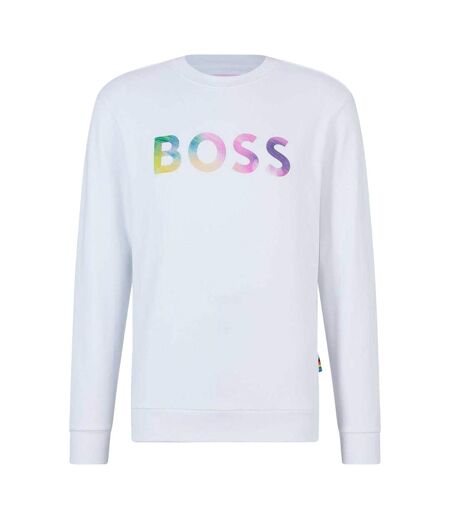 Sweat Equal Femme Blanc Boss