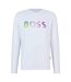 Sweat Equal Femme Blanc Boss-2