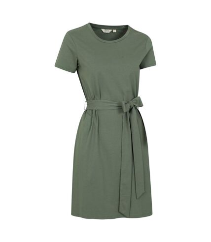 Mountain Warehouse Womens/Ladies Paros T-Shirt Dress (Khaki Green) - UTMW2985