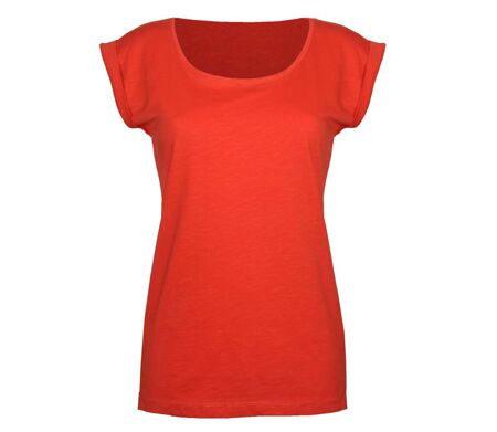 Tee-shirt MAYFLOWER DELHI1 sans manches : l'éclat vitaminé en coton flammé