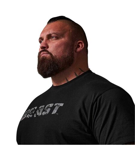Mens Core Camo T-shirt Black BEAST