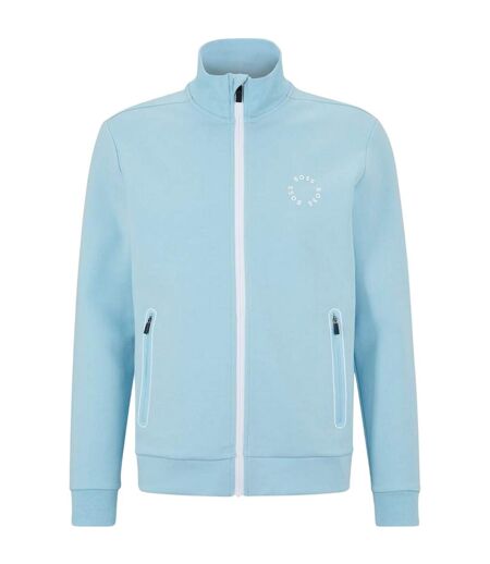 Mens Skaz Logo Regular Sweatshirt Pastel Blue Boss