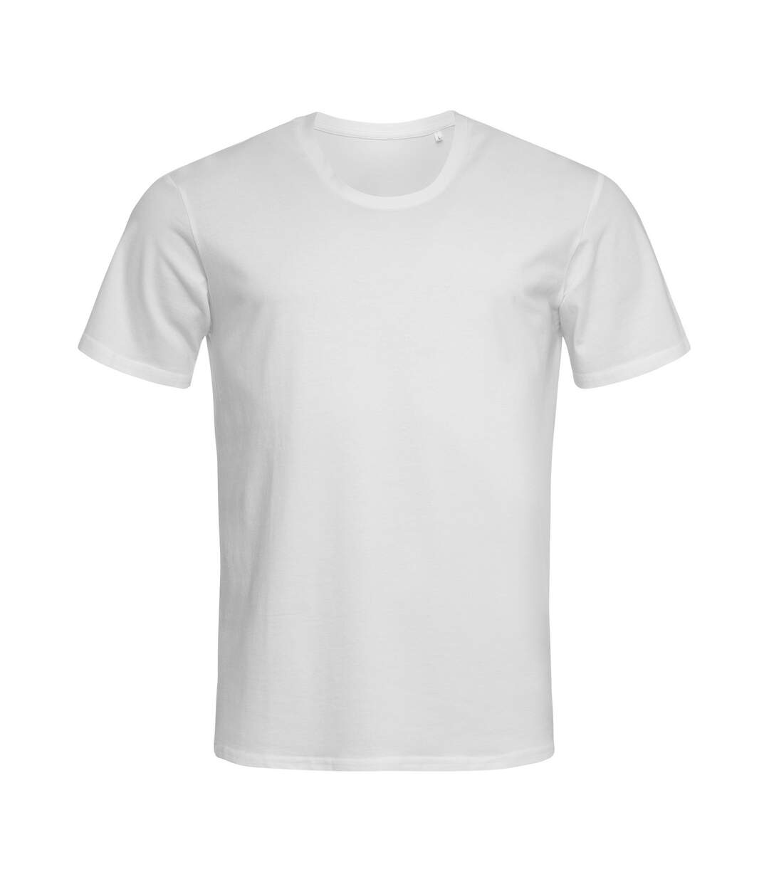 T-shirt homme blanc Stedman-1