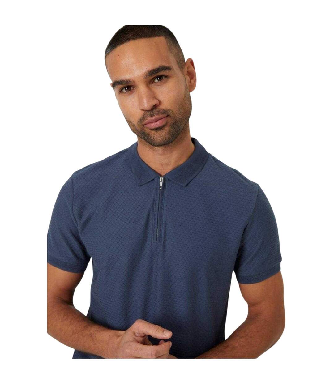 Polo Manches Courtes Westbank Homme Bleu Ciel Threadbare-4