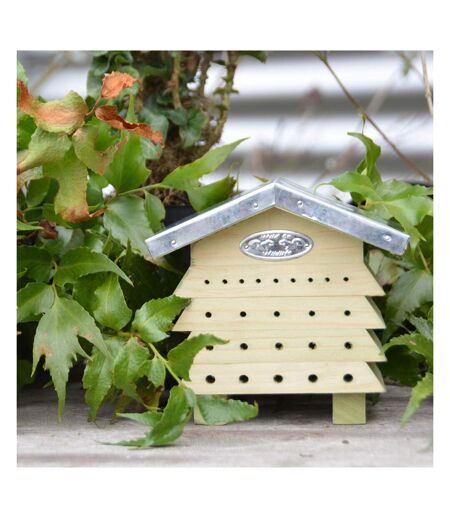 Refuge à abeilles en bois et zinc