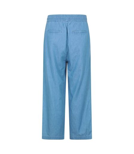 Womens/ladies astra chambray trousers blue Mountain Warehouse