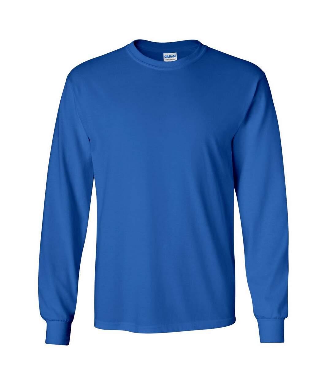 T-shirt uni à manches longues  pour homme bleu royal Gildan