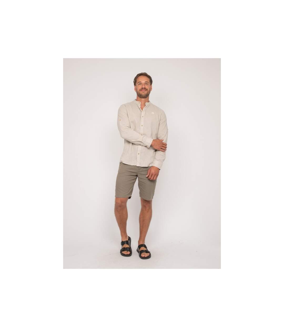 Chemise manches longues lin DUCHERO-4