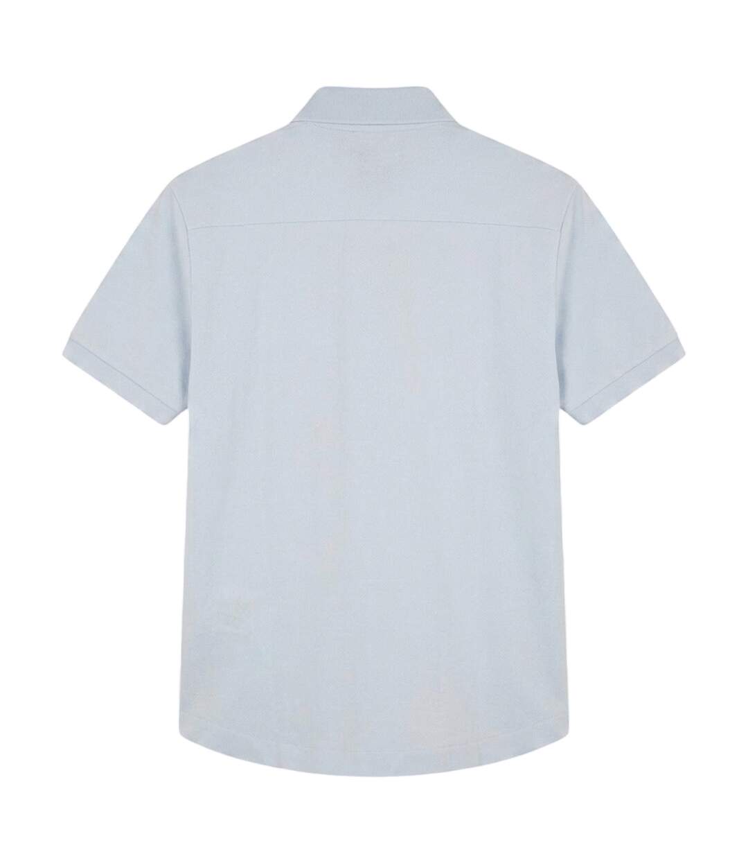 Mens Paris Lettering Regular Polo Shirt Blue Lacoste-2