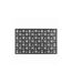 Tapis d'Entrée Déco Retroblack 45x75cm Noir-1