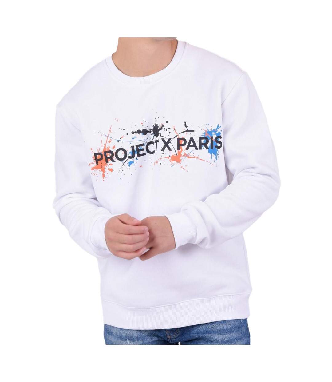 Sweat blanc homme project x paris 2220136 - s-1