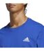 T-shirt Style Logo Brodé Essentials Homme Bleu Adidas-4