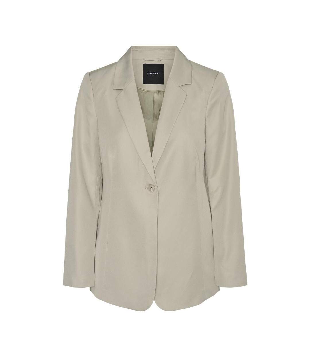 Blazer beige femme vero moda tara-1