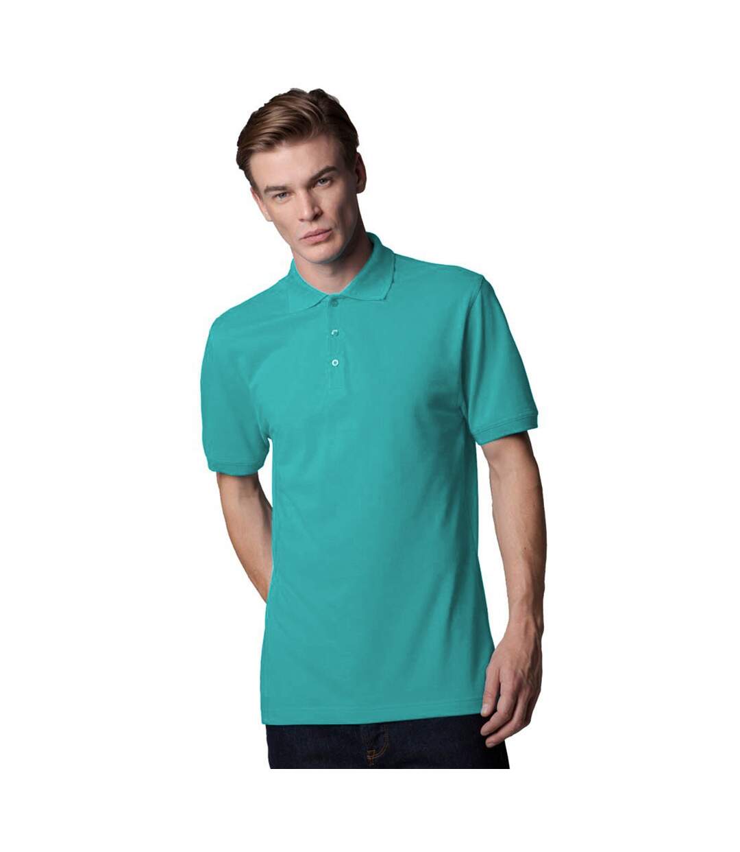 Polo à manches courtes homme turquoise Kustom Kit Kustom Kit