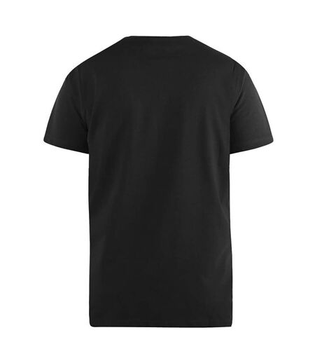 D555 Mens Signature-1 V-Neck T-Shirt (Black)