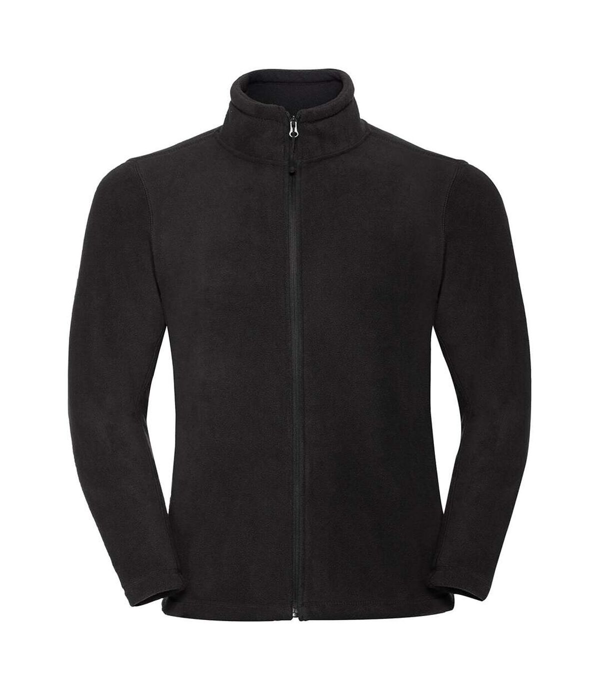 Russell Mens Full Zip Outdoor Fleece Jacket (Black) - UTBC575