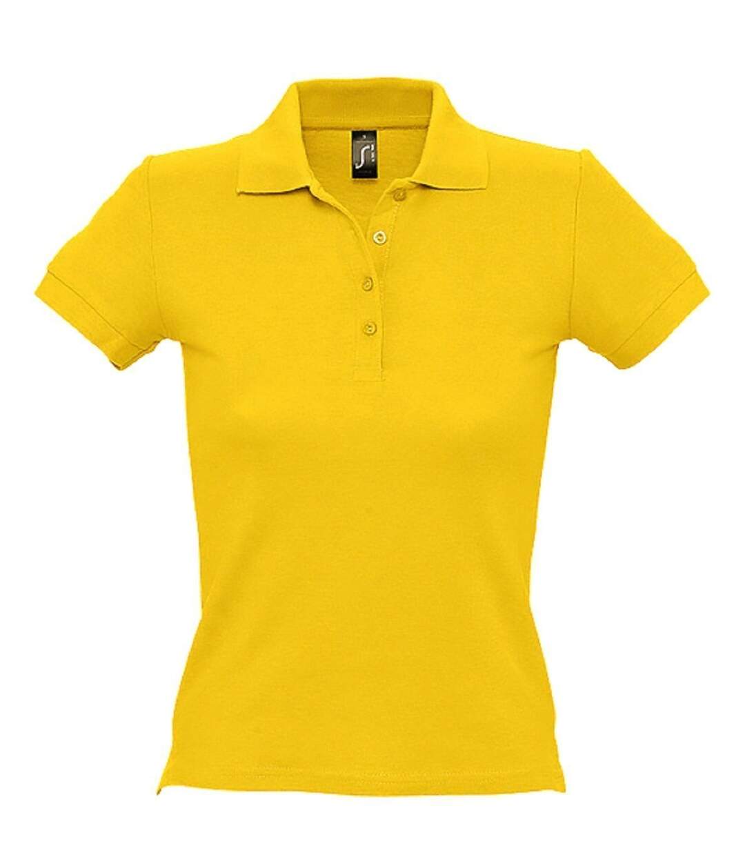 Polo manches courtes - Femme - 11310 - jaune-1