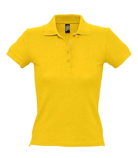 Polo manches courtes - Femme - 11310 - jaune