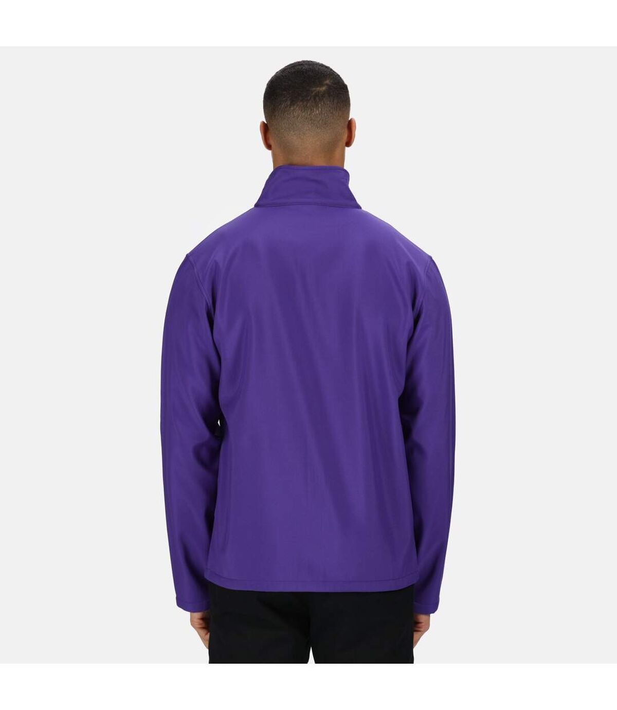 Regatta Standout Mens Ablaze Printable Softshell Jacket (Vibrant Purple)