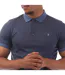 Polo Style Logo Brodé Stafford Homme Bleu Farah-4