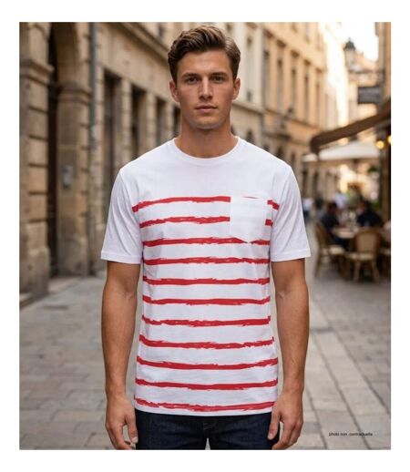 Tee - shirt  sérigraphie poitrine A2109B