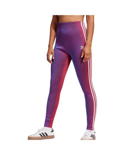Legging violet/rose femme adidas rasant