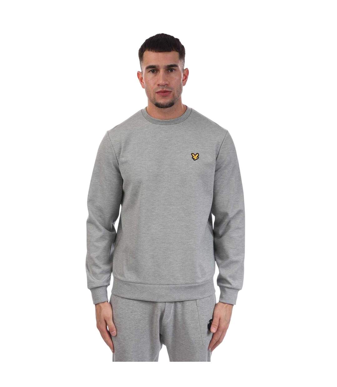Sweat Léger Col Ras-du-cou Homme Gris Lyle & Scott-1