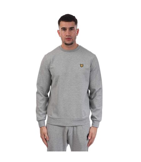 Sweat Léger Col Ras-du-cou Homme Gris Lyle & Scott