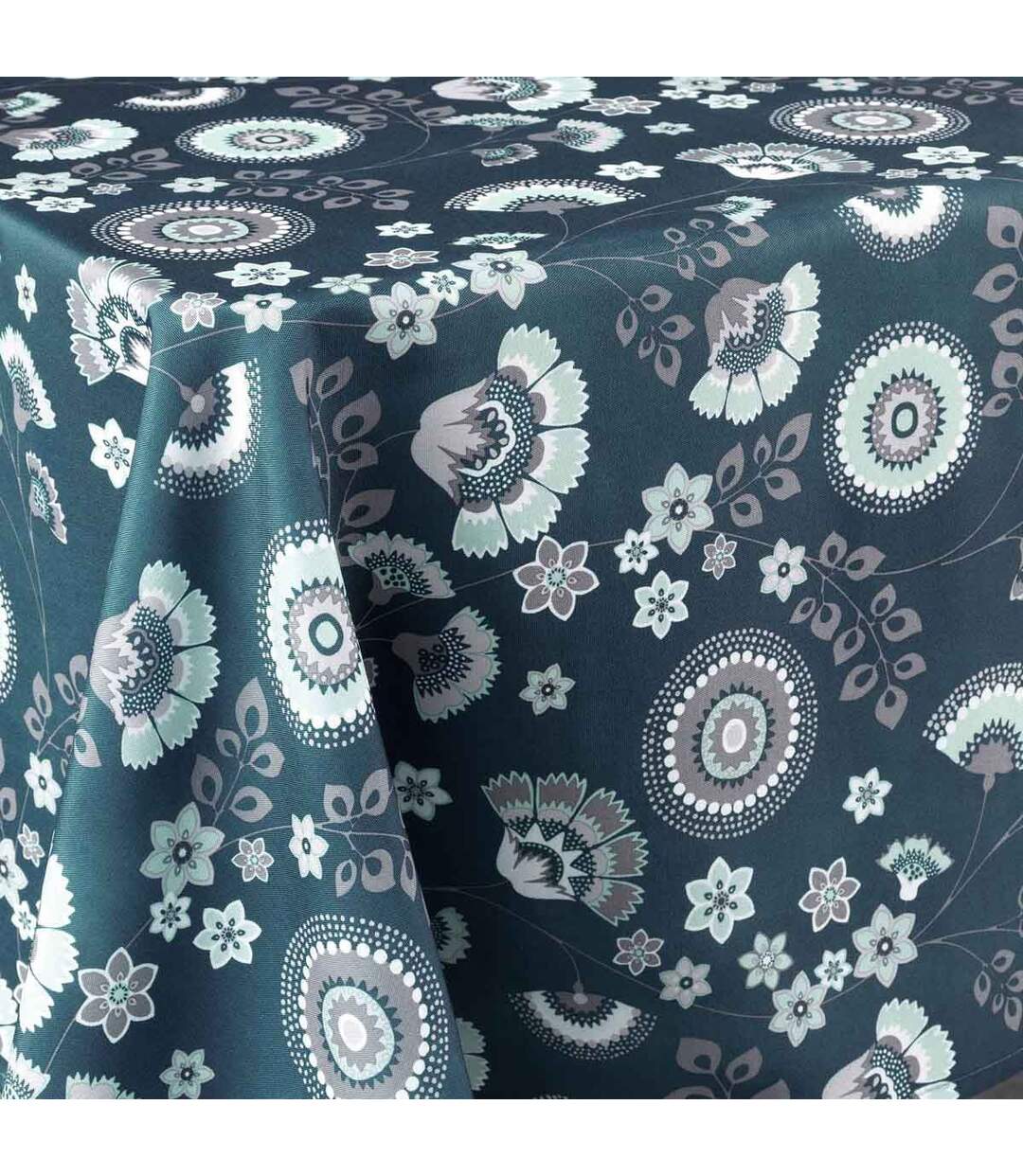 Nappe Imprimée Garance 145x240cm Bleu-2