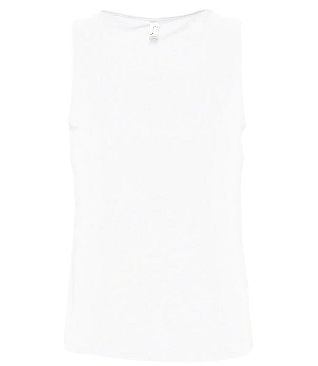 t-shirt débardeur pour homme - 11465 - blanc-2