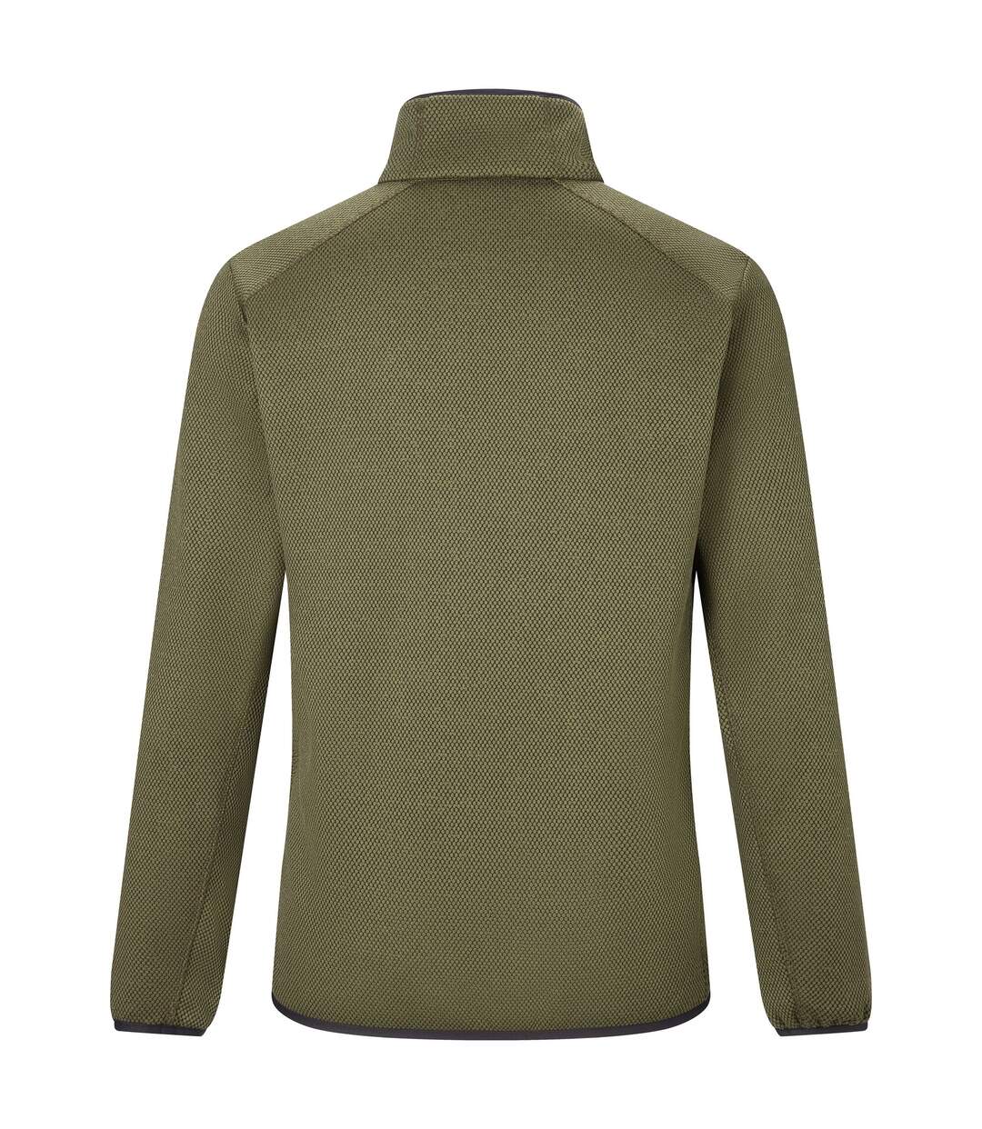Veste Polaire Col Montant Motif/style Détail Contrasté Torrens Homme Kaki Foncé Regatta-4