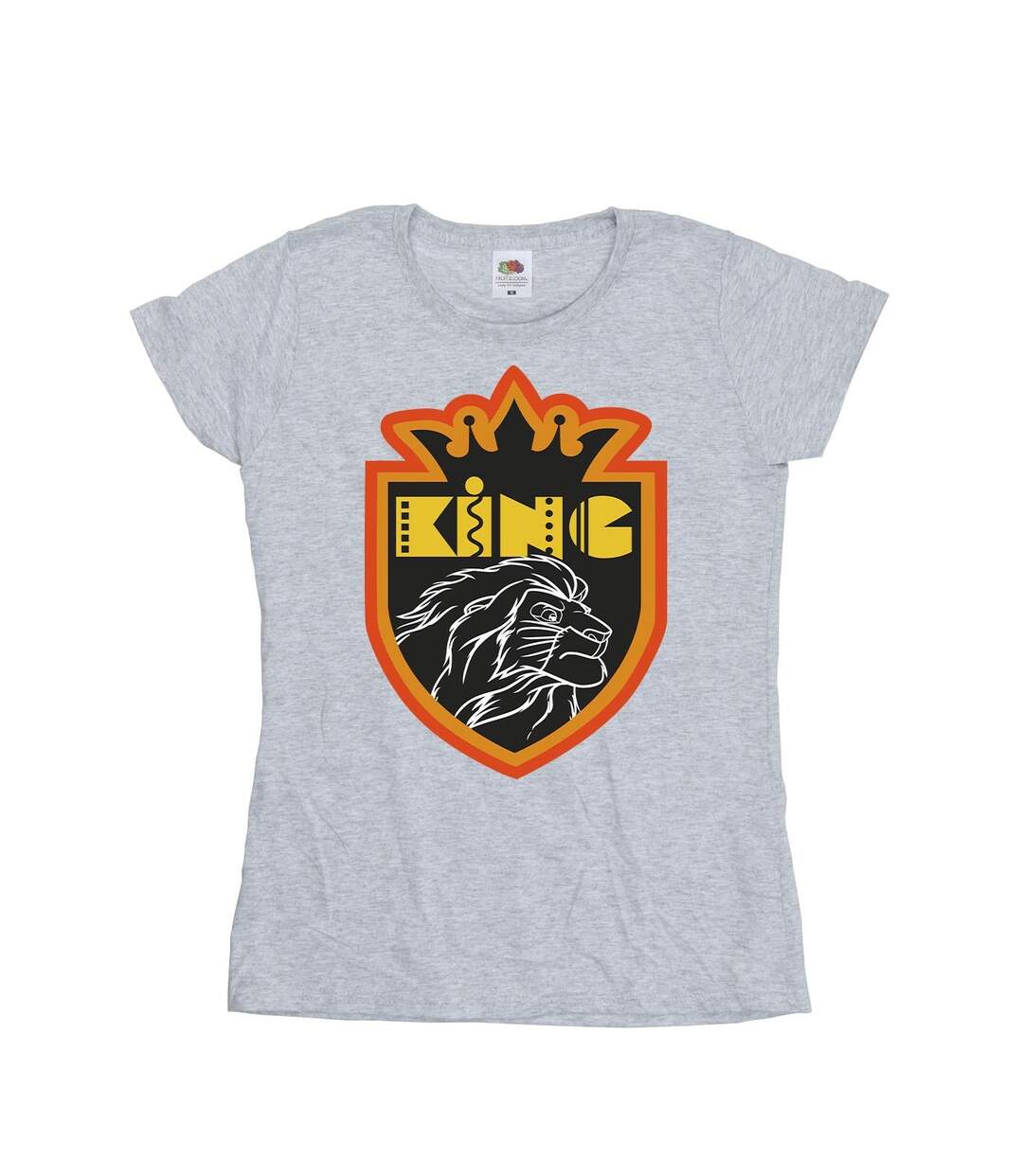 Disney - T-shirt THE LION KING CREST - Femme (Gris chiné) - UTBI25263-1
