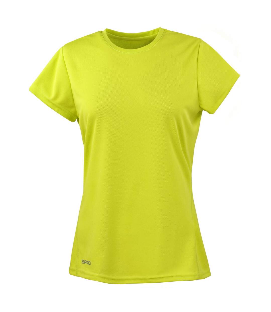 T-shirt À Manches Courtes À Séchage Rapide Pour Femmes Et Hommes Vert Clair Spiro-1
