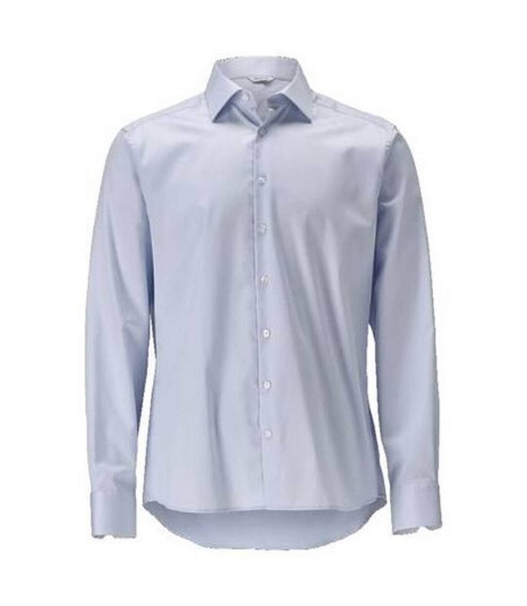 Mens Frontline Poplin Shirt Light Blue Mascot-1