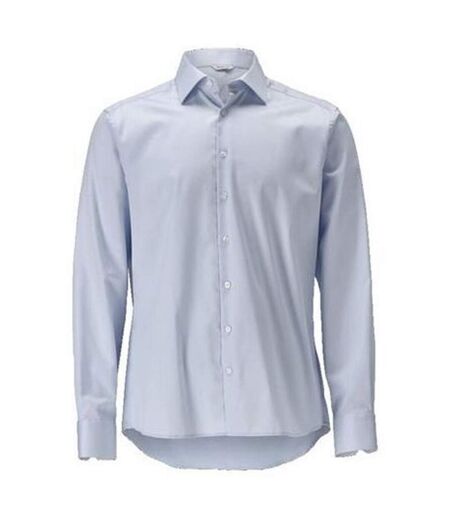 Mens Frontline Poplin Shirt Light Blue Mascot
