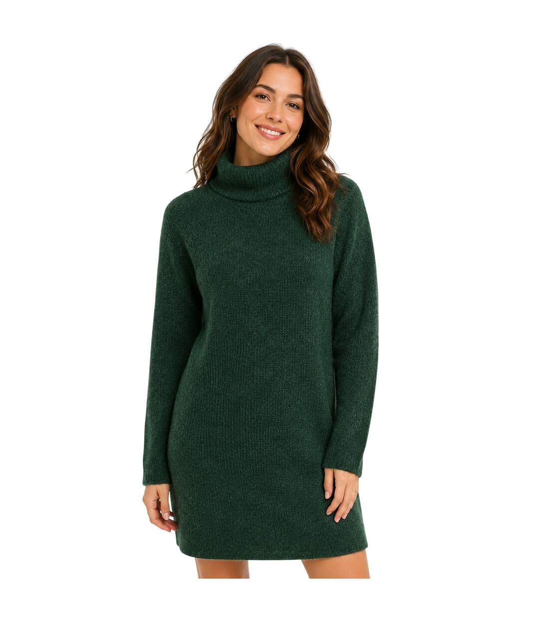 Robe Pull Femme Vert Randonnée Pieces-1