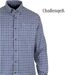 CHALLENGER CH2022 — Chemise à carreaux manches longues bleue : chaleur en Coton gratté et coupe confort-4