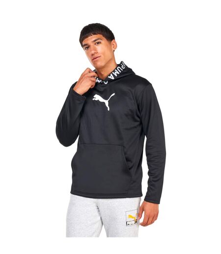 Sweat À Capuche Train Power Homme Noir Puma