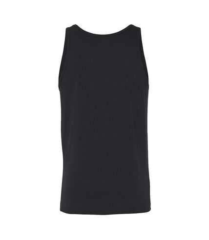 Canvas Womens/Ladies Jersey Sleeveless Tank Top (Black)