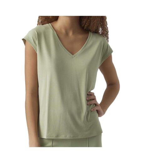 T-shirt Vert Clair Femme Vero Moda 10247666 - M