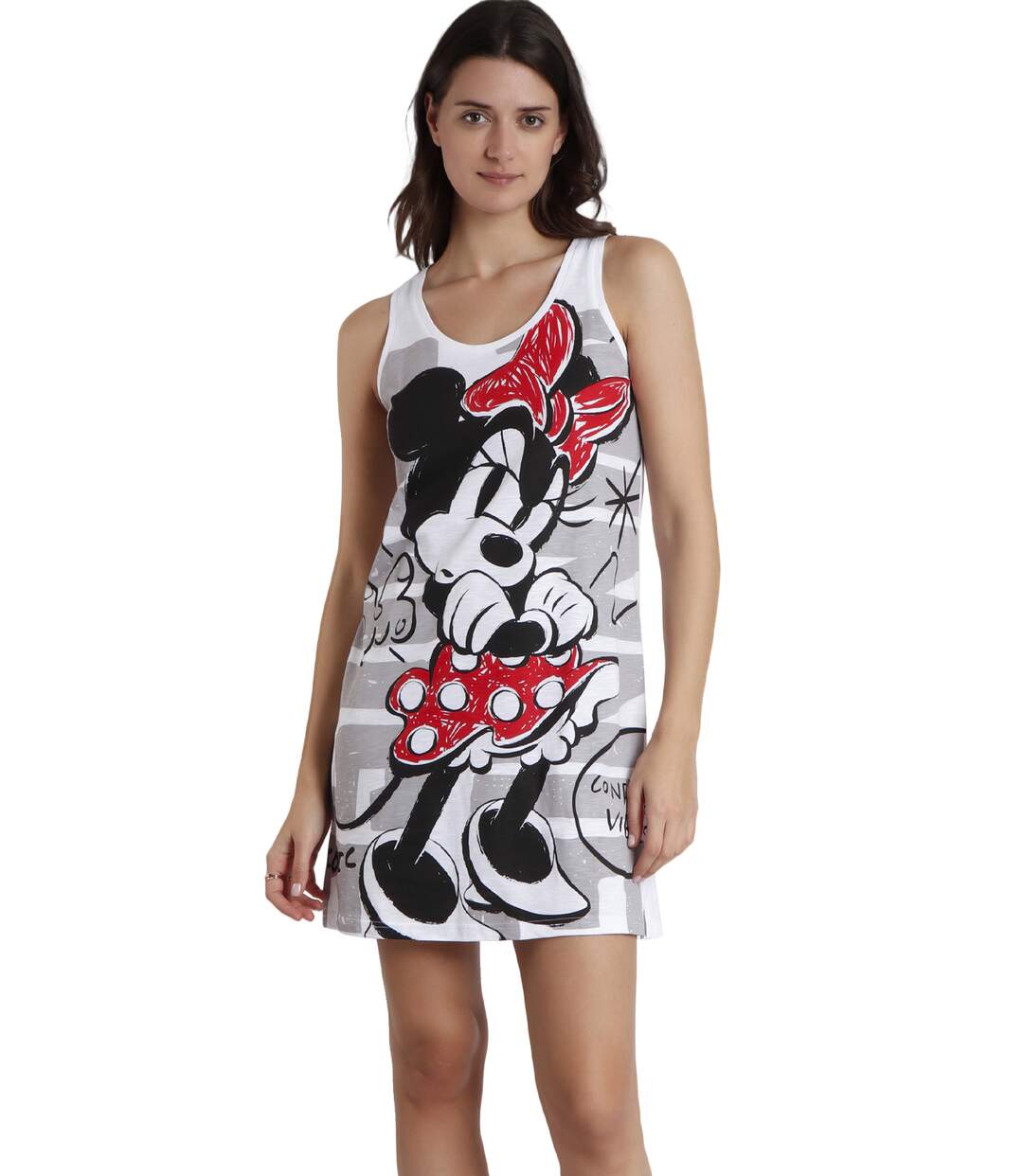 Chemise de nuit sans manches Stay True Disney Admas-3