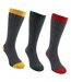 Sock Snob - 3 paires de chaussettes femme extra longues en laine douce et chaude-5